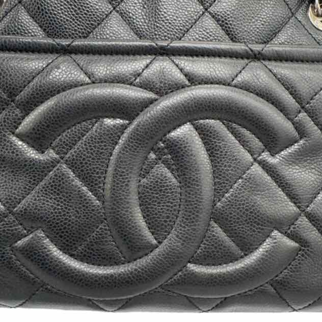 CHANEL Caviar CC Timeless Tote Black (Pre-Owned)