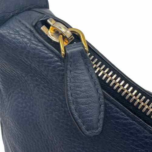 PRADA Vitello Daino Crossbody Bag Blue (Pre-Owned)