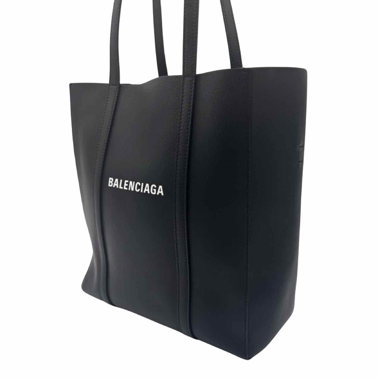 BALENCIAGA Leather Everyday Small Tote Black