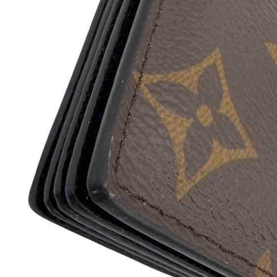 LV Monogram Canvas Gusset Card Holder (Pre-Owned)