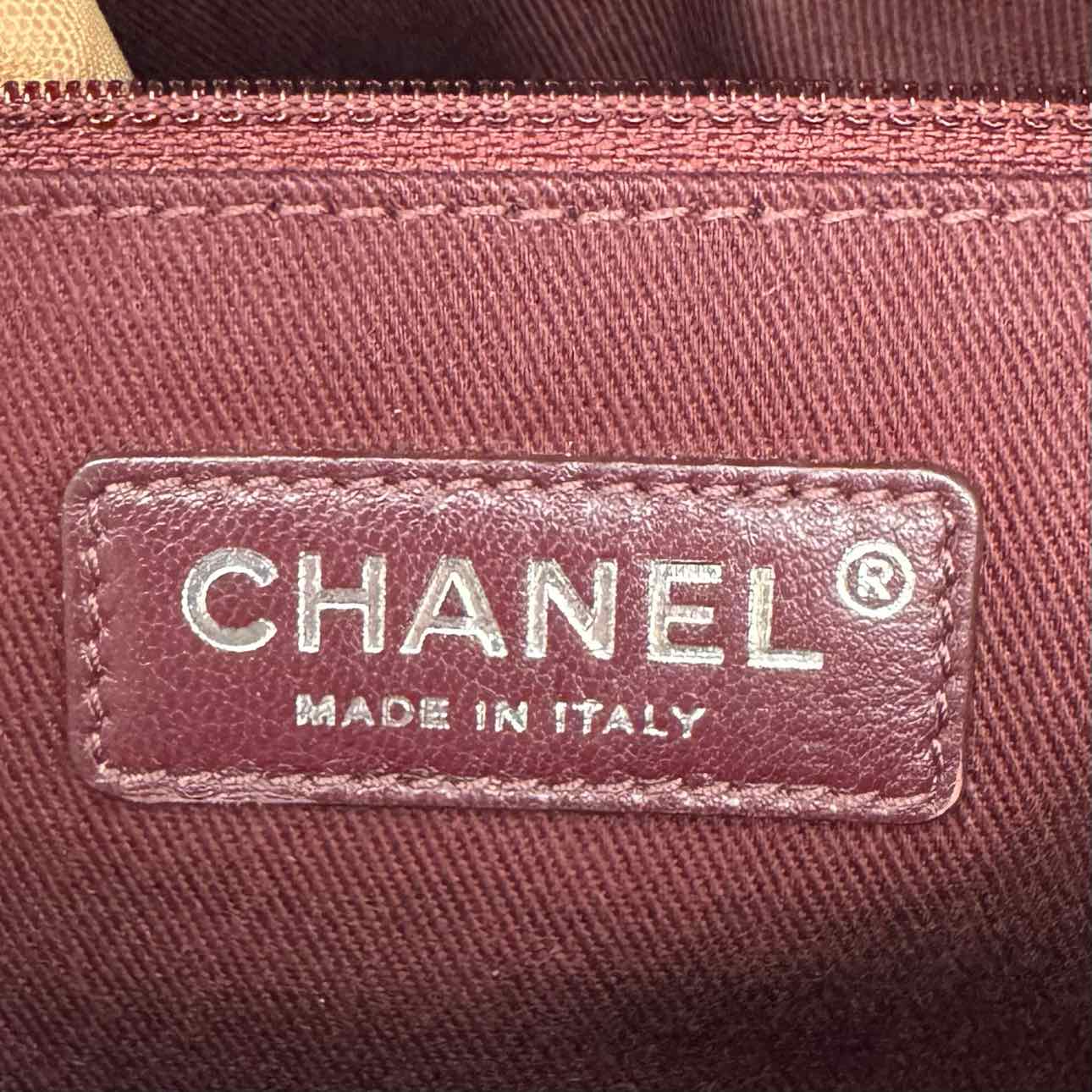 CHANEL Diamond Quilted Calfskin Paris Edinburgh Coco Flap Bag Burgundy