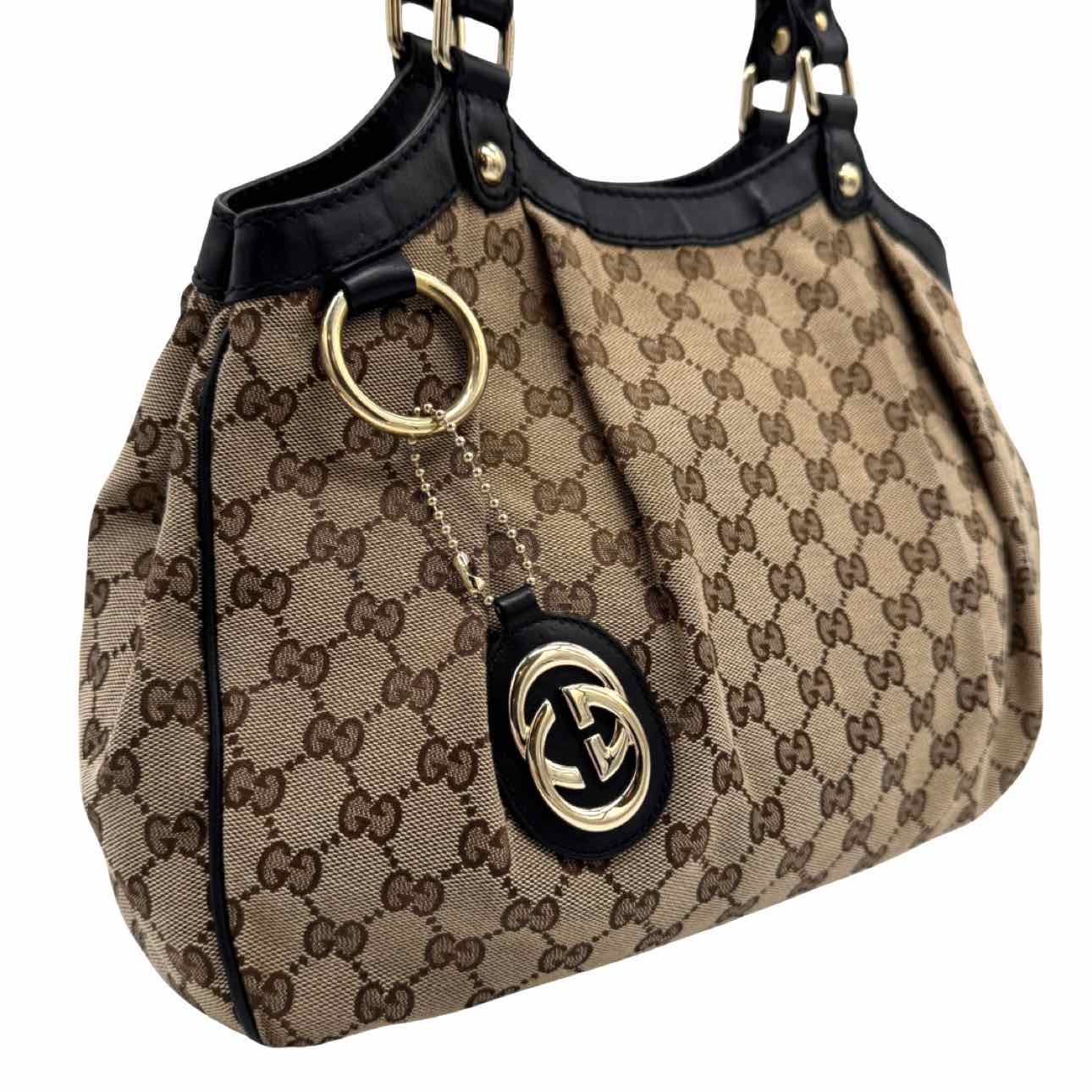 GUCCI Monogram Medium Sukey Tote Bag (Pre-Owned)
