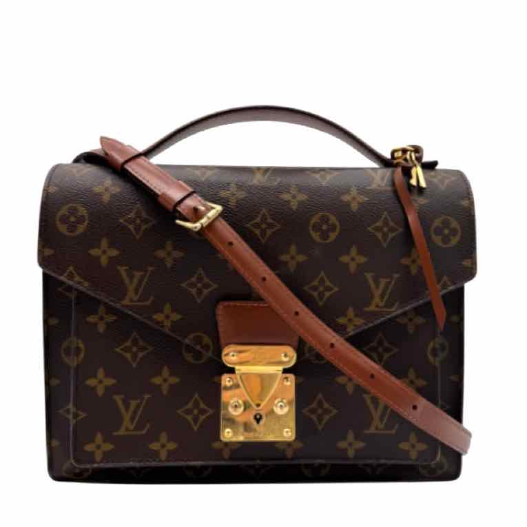LOUIS VUITTON Monogram Monceau 28 Satchel (Pre-Owned)
