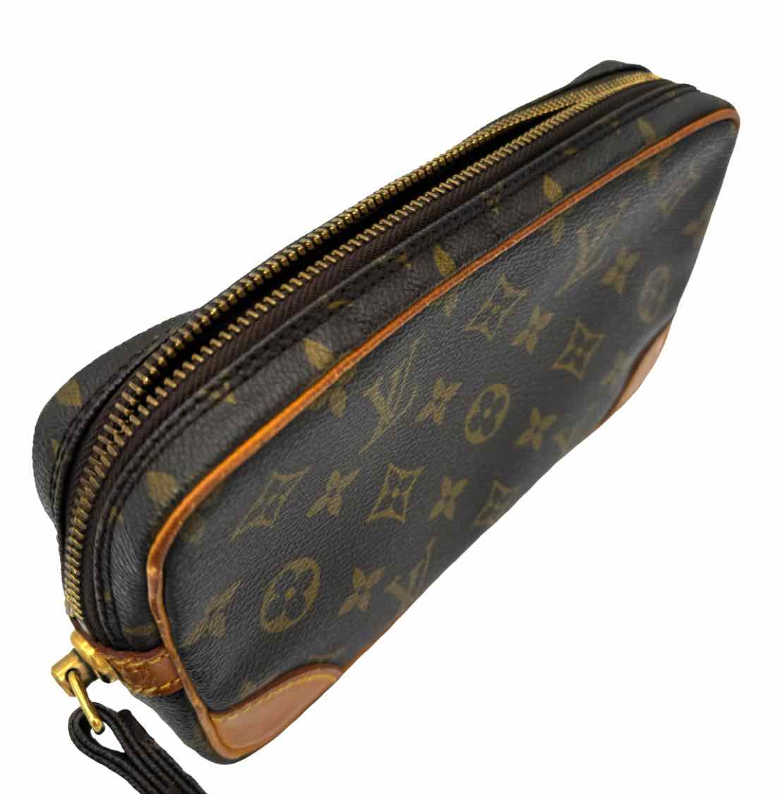 LOUIS VUITTON Monogram Canvas Pochette Marly Dragonne 26 (Pre-Owned)