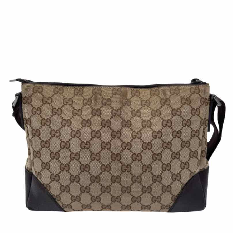 GUCCI Monogram Joy Messenger Bag Brown (Pre-Owned)