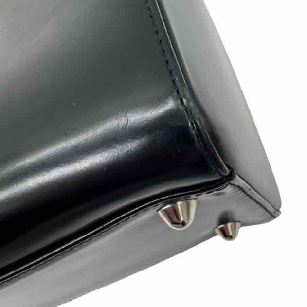 CHRISTIAN DIOR Box Leather Lady Dior Tote Black (Pre-Owned)