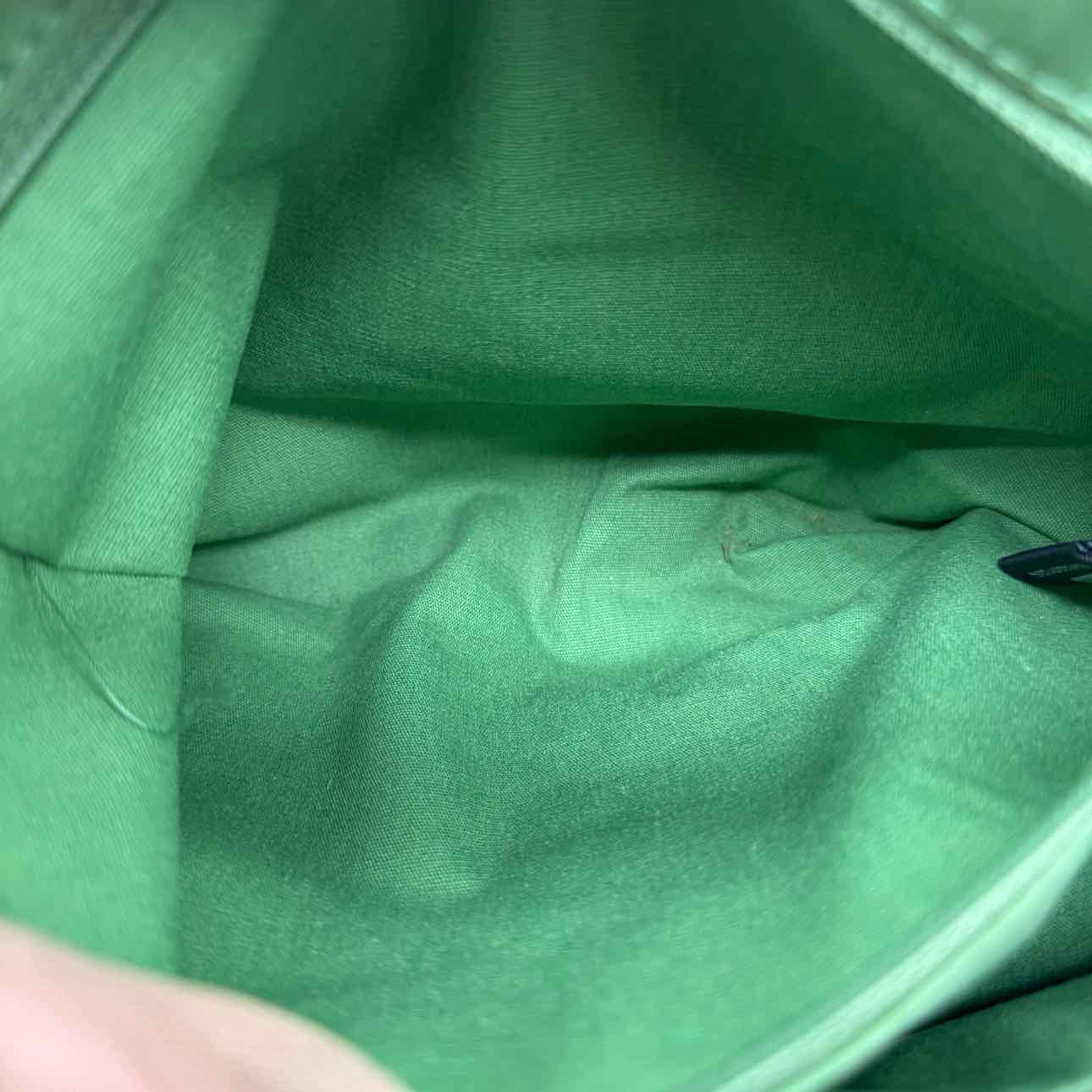 FENDI Mama Bucket Chain Shoulder Bag Green (Pre-Owned)