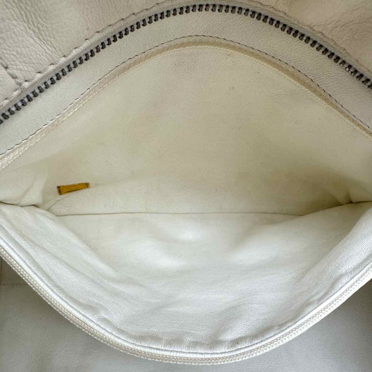 CHANEL Calfskin Medium Luxe Ligne Beige Tote Bag