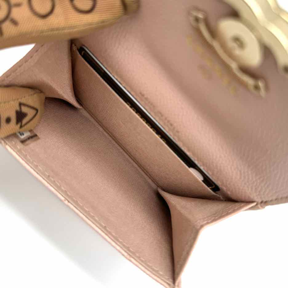 Chanel Small Quilted Clutch with Chain Pink Caviar (Pre-Owned)