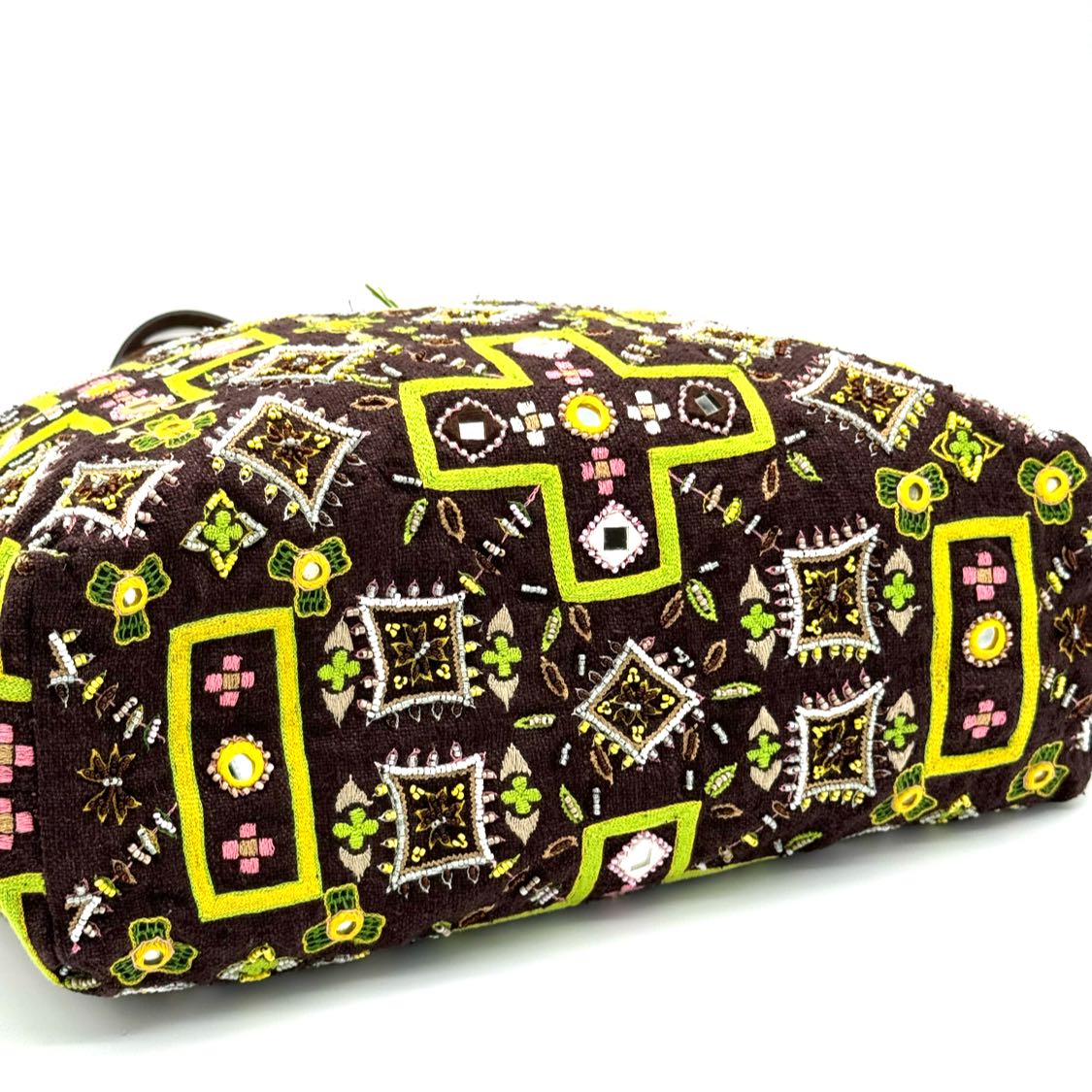 FENDI Hand Beaded Circa Tote Bag (Pre-Owned)