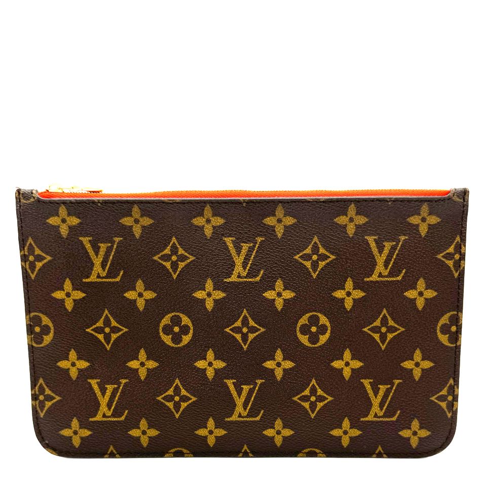 Louis Vuitton Neverfull GM Monogram Wristlet Orange (Pre-Owned)